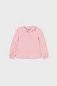 Mayoral longsleeve niemowlęcy z elastanem różowy 104.4J.Baby.9BYX