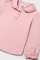 Dziewczynka Mayoral longsleeve niemowlęcy 104.4J.Baby.9BYX różowy