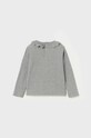Mayoral longsleeve bawełniany niemowlęcy 2008.4D.Baby.9BYX szary AW23