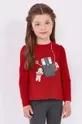červená Detské tričko s dlhým rukávom Mayoral Dievčenský