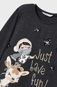 Mayoral longsleeve bawełniany dziecięcy szary 4015.6M.Mini.9BYX