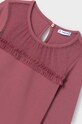 DÍVKA Dětské tričko s dlouhým rukávem Mayoral 7043.8B.Junior.9BYX růžová