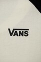 Dziewczynka Vans longsleeve bawełniany dziecięcy PRINTED SLEEVES RAGLAN VN00079CFS81 VN00079C beżowy