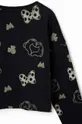 črna Otroška bombažna majica z dolgimi rokavi Desigual