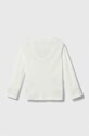 United Colors of Benetton gyerek pamut hosszú ujjú felső 3I9WG10A3.P.SEASONAL fehér AW23