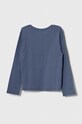 United Colors of Benetton longsleeve din bumbac pentru copii 3I9WG10A3.P.SEASONAL albastru AW23