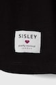 Sisley longsleeve din bumbac pentru copii negru 3096X1038.G.SEASONAL