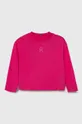 ροζ Παιδικό βαμβακερό μακρυμάνικο Tommy Hilfiger Για κορίτσια