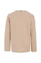 DÍVKA Dětské bavlněné tričko s dlouhým rukávem Tommy Hilfiger KS0KS00202.74.122.9BYX béžová