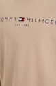 Dětské bavlněné tričko s dlouhým rukávem Tommy Hilfiger béžová KS0KS00202.74.122.9BYX