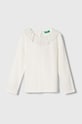 United Colors of Benetton gyerek hosszúujjú elasztánnal bézs 3P4ZG10AN.P.SEASONAL