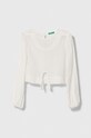 United Colors of Benetton bluza dziecięca pozostałe biały 5FBKCQ01O.G.SEASONAL