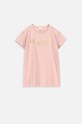 Coccodrillo t-shirt dziecięcy z elastanem różowy ZC3143201VGB