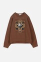 Dječja majica dugih rukava Coccodrillo x Harry Potter ZC3143101LGH smeđa AW23