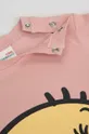 ružová Tričko s dlhým rukávom pre bábätká Coccodrillo x Disney