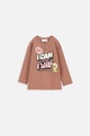 Coccodrillo longsleeve niemowlęcy x Disney z elastanem brązowy ZC3143104LGL
