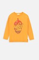 Coccodrillo longsleeve dziecięcy z elastanem pomarańczowy ZC2143102WOK