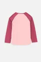 Detské tričko s dlhým rukávom Coccodrillo ružová