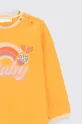 Coccodrillo longsleeve niemowlęcy pomarańczowy