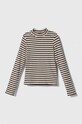 United Colors of Benetton longsleeve copii cu modele bej 3TOFC10EA.G.SEASONAL