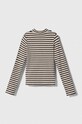 United Colors of Benetton longsleeve copii 3TOFC10EA.G.SEASONAL bej AW23