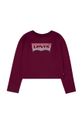 Дитячий лонгслів Levi's аплікація червоний 3EJ159