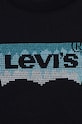 Дівчинка Дитячий лонгслів Levi's 3EJ159 чорний
