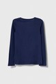 Хлопковый детский лонгслив Levi's 4EA643 голубой AW23