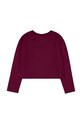 Levi's longsleeve din bumbac pentru copii 4EJ159 rosu AW23
