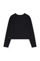 Дитячий бавовняний лонгслів Levi's 4EJ159 чорний AW23