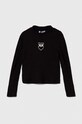Pinko Up longsleeve copii print negru F3PIBGTN115