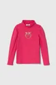 ružová Detské tričko s dlhým rukávom Pinko Up Dievčenský