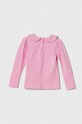 Лонгслів для немовлят Pinko Up F3PINGTH026 рожевий AW23