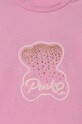 Dziewczynka Pinko Up longsleeve niemowlęcy F3PINGTH050 różowy