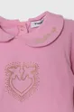 Majica dugih rukava za bebe Pinko Up 96% Pamuk, 4% Elastan