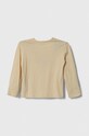 Хлопковый детский лонгслив United Colors of Benetton 3VR5G10CB.P.SEASONAL бежевый AW23