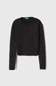 United Colors of Benetton sweter dziecięcy pozostałe czarny 15BJC106C.G.SEASONAL