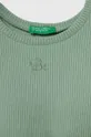 Dječja majica dugih rukava United Colors of Benetton 65% Poliester, 33% Viskoza, 2% Elastan