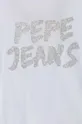 Dziewczynka Pepe Jeans longsleeve bawełniany dziecięcy PG503043 biały