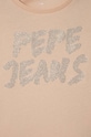 Dziewczynka Pepe Jeans longsleeve bawełniany dziecięcy PG503043 różowy