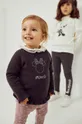 czarny zippy sweter niemowlęcy Dziewczęcy