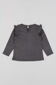 zippy longsleeve din bumbac pentru bebeluși 3105570601 gri AW23
