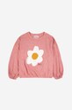 Pamučna majica dugih rukava za bebe Bobo Choses 223AB009 roza AW23