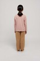 Bobo Choses longsleeve bawełniany dziecięcy 223AC007 różowy