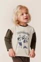 beige Konges Sløjd longsleeve in cotone bambino/a Bambini