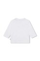 BOSS longsleeve bawełniany niemowlęcy J05A23.60.81 biały AW23