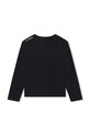 Παιδικό βαμβακερό μακρυμάνικο Karl Lagerfeld Z25418.114.150 μαύρο AW23