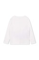 Kenzo Kids longsleeve bawełniany dziecięcy K25854.86.108 biały AW23