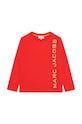 Marc Jacobs longsleeve bawełniany dziecięcy nadruk czerwony W25602.86.108