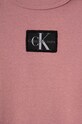 Chłopiec Calvin Klein Jeans longsleeve dziecięcy IN0IN00083.9BYX różowy